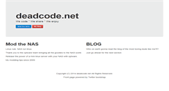 Desktop Screenshot of deadcode.net