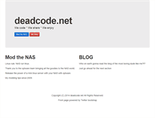 Tablet Screenshot of deadcode.net